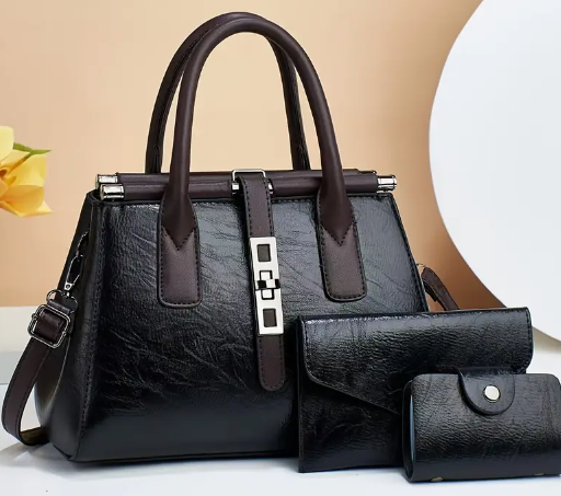 Bossy Briefcase Satchel Bag Set