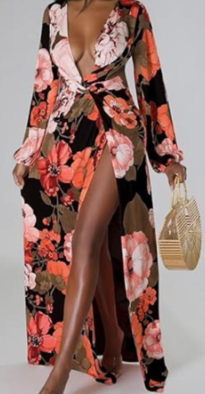 Bloom Wrap Dress